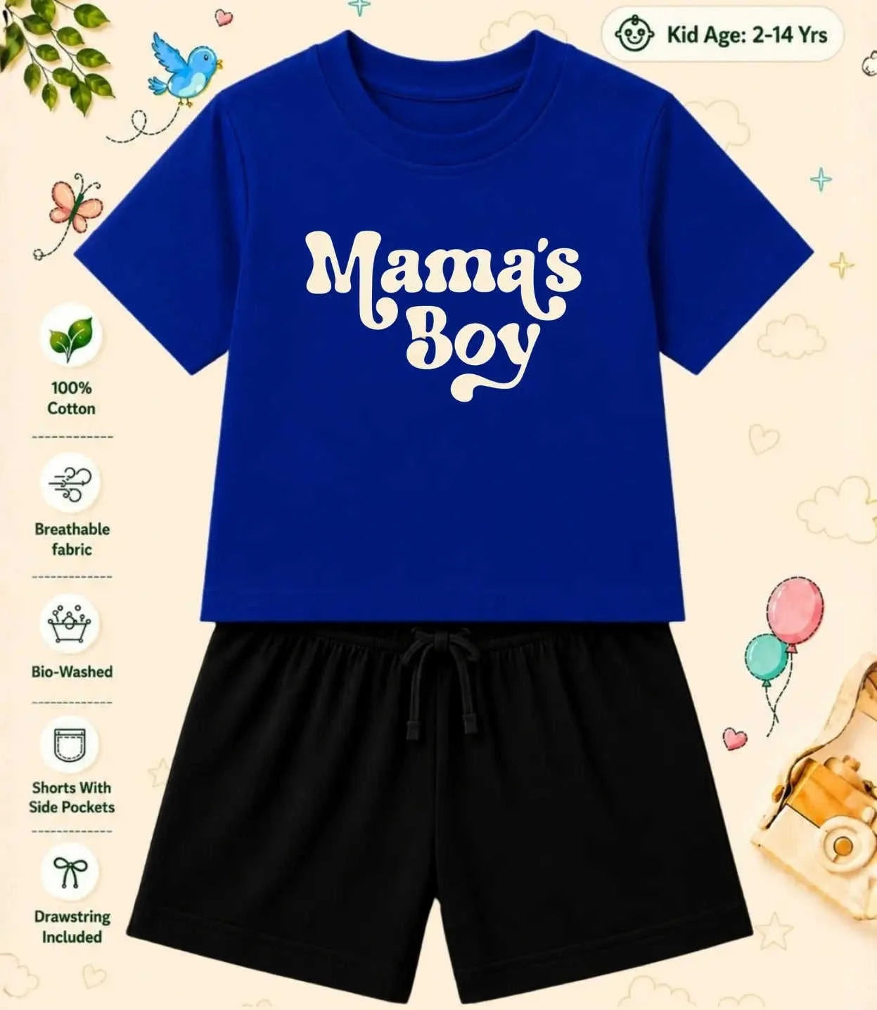 Mom - Dad Treasure Kid Co-ord Set Swiftsoul