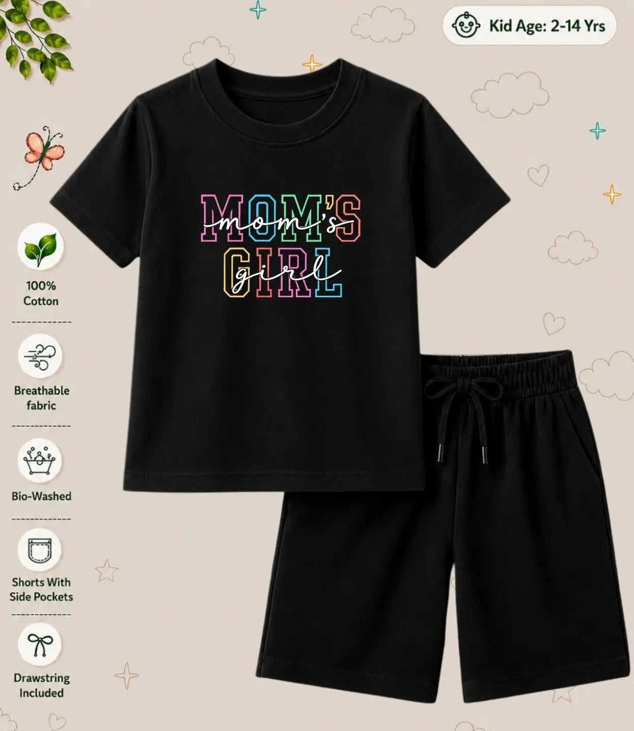 Mom - Dad Treasure Kid Co-ord Set Swiftsoul