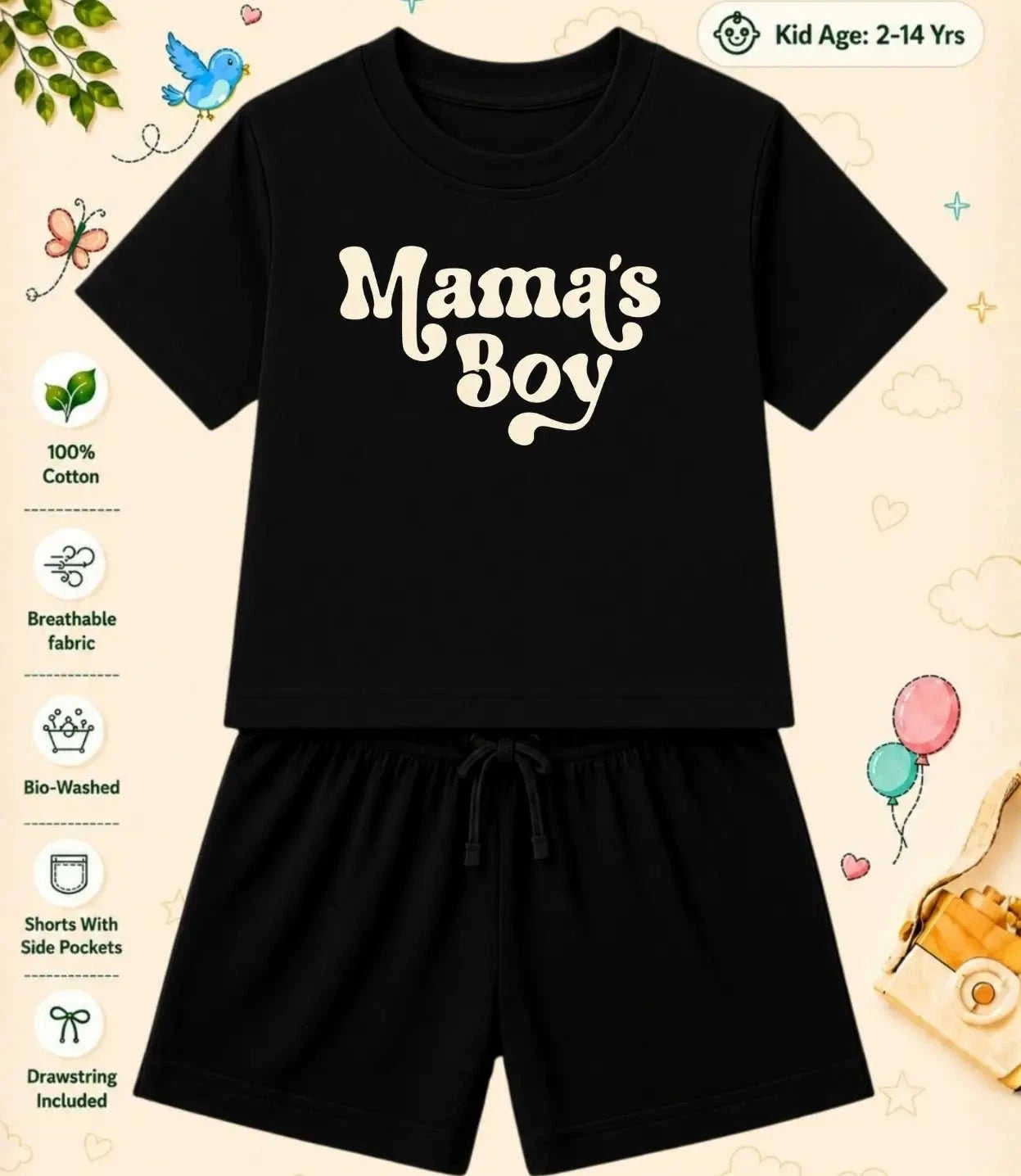 Mom - Dad Treasure Kid Co-ord Set Swiftsoul