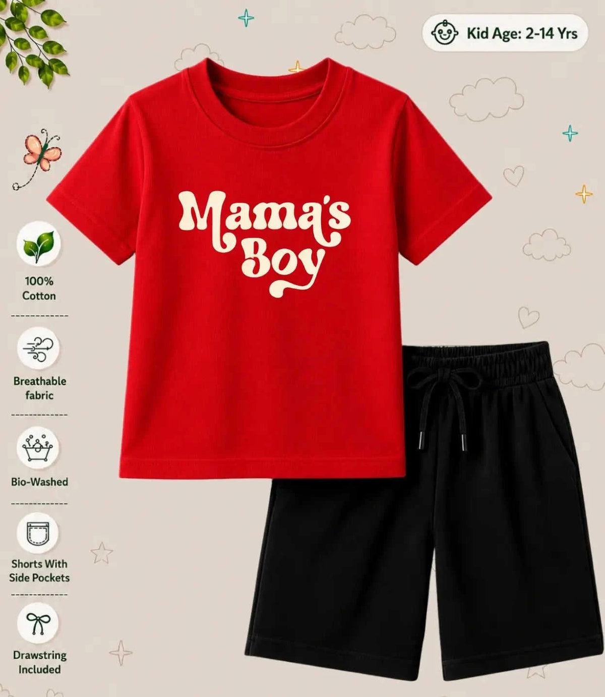 Mom - Dad Treasure Kid Co-ord Set Swiftsoul