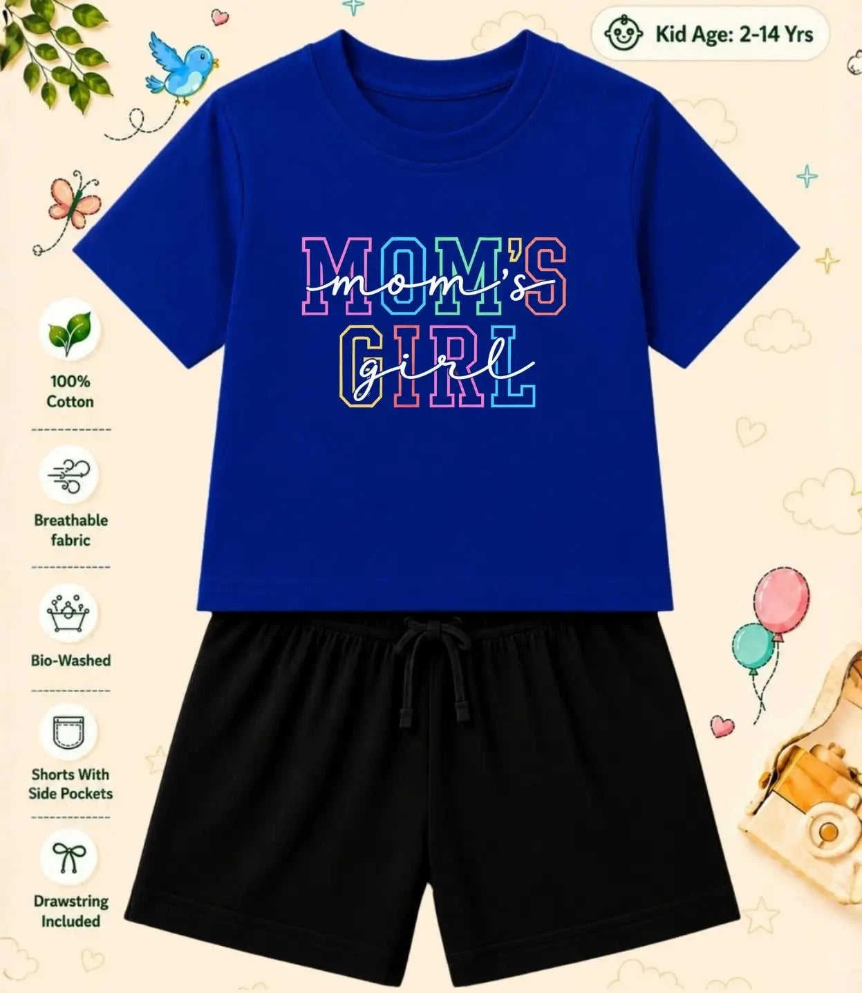 Mom - Dad Treasure Kid Co-ord Set Swiftsoul