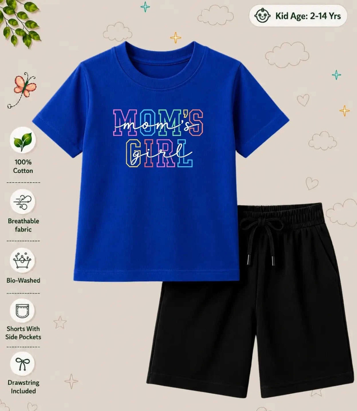 Mom - Dad Treasure Kid Co-ord Set Swiftsoul
