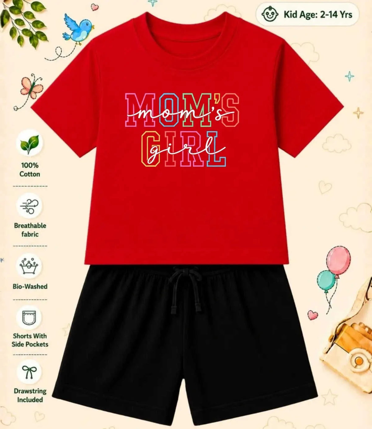 Mom - Dad Treasure Kid Co-ord Set Swiftsoul