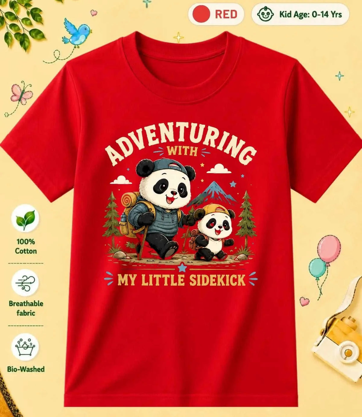 MOM - DAD World Kid Cotton Tee Swiftsoul