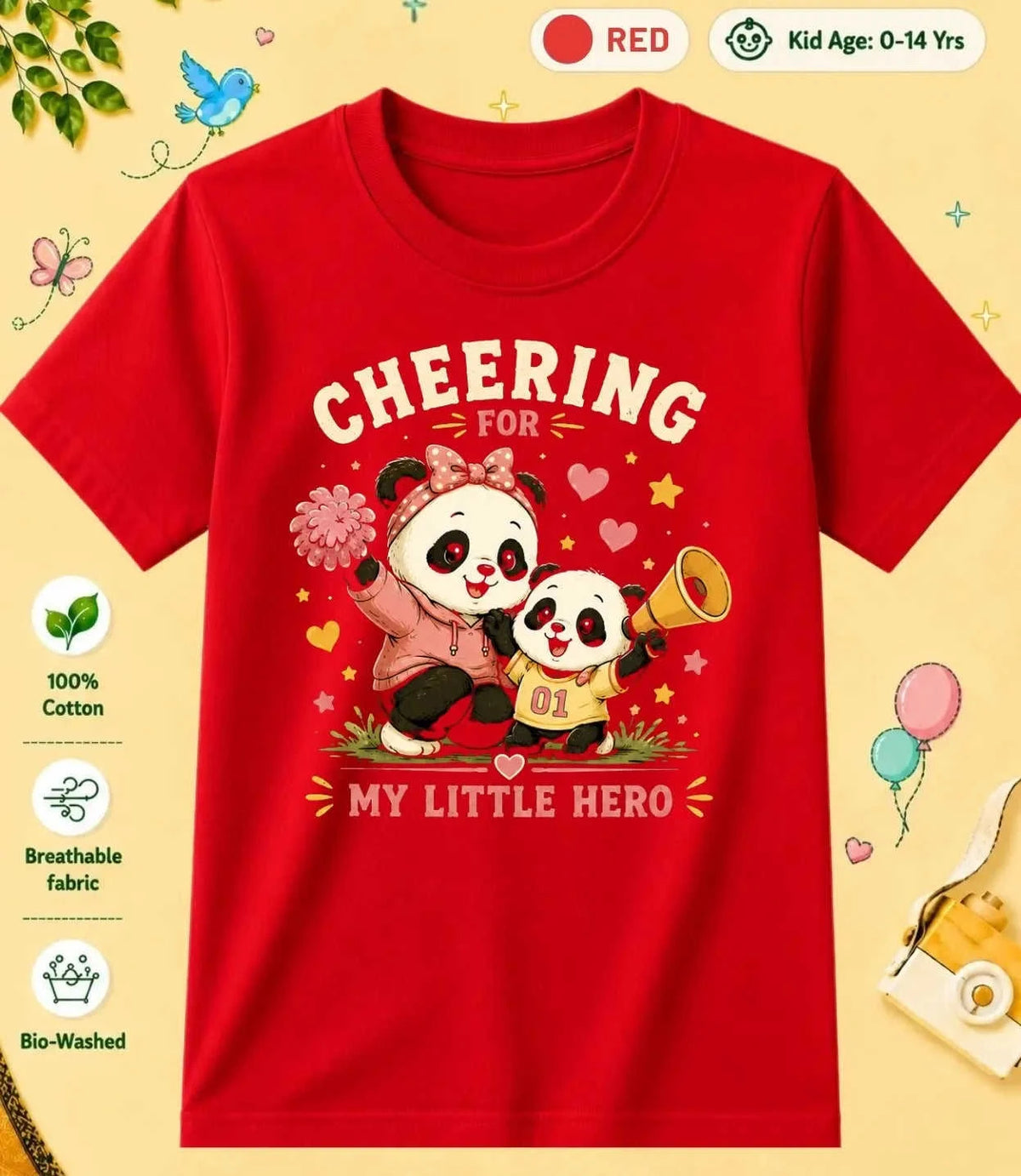 MOM - DAD World Kid Cotton Tee Swiftsoul