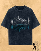 Mountain Reflection Cotton Tshirt Billien LLC 