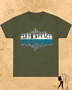 Mountain Reflection Cotton Tshirt Swiftsoul 