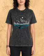 Mountain Reflection Cotton Tshirt Swiftsoul 