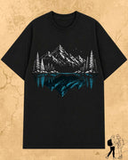 Mountain Reflection Cotton Tshirt Swiftsoul 
