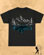 Mountain Reflection Cotton Tshirt Swiftsoul 