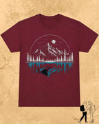 Mountain Reflection Cotton Tshirt Swiftsoul 