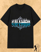 Mountain Reflection Cotton Tshirt Swiftsoul 