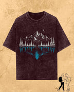 Mountain Reflection Cotton Tshirt Swiftsoul 