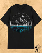 Mountain Reflection Cotton Tshirt Swiftsoul 