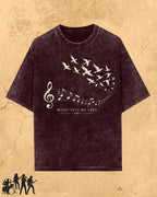 Music Freedom Cotton Tshirt Billien LLC 