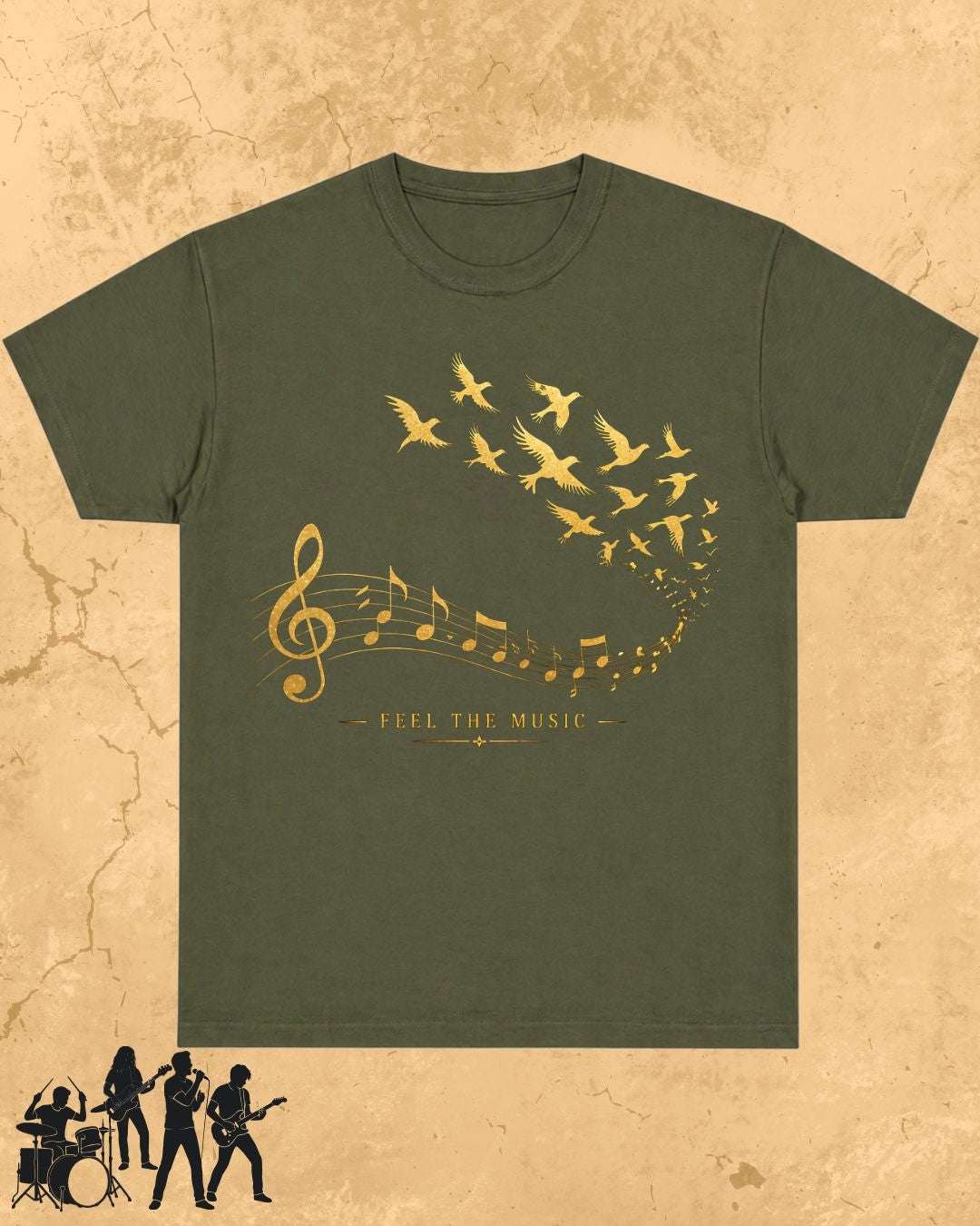 Music Freedom Cotton Tshirt Billien LLC 
