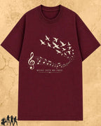 Music Freedom Cotton Tshirt Billien LLC 