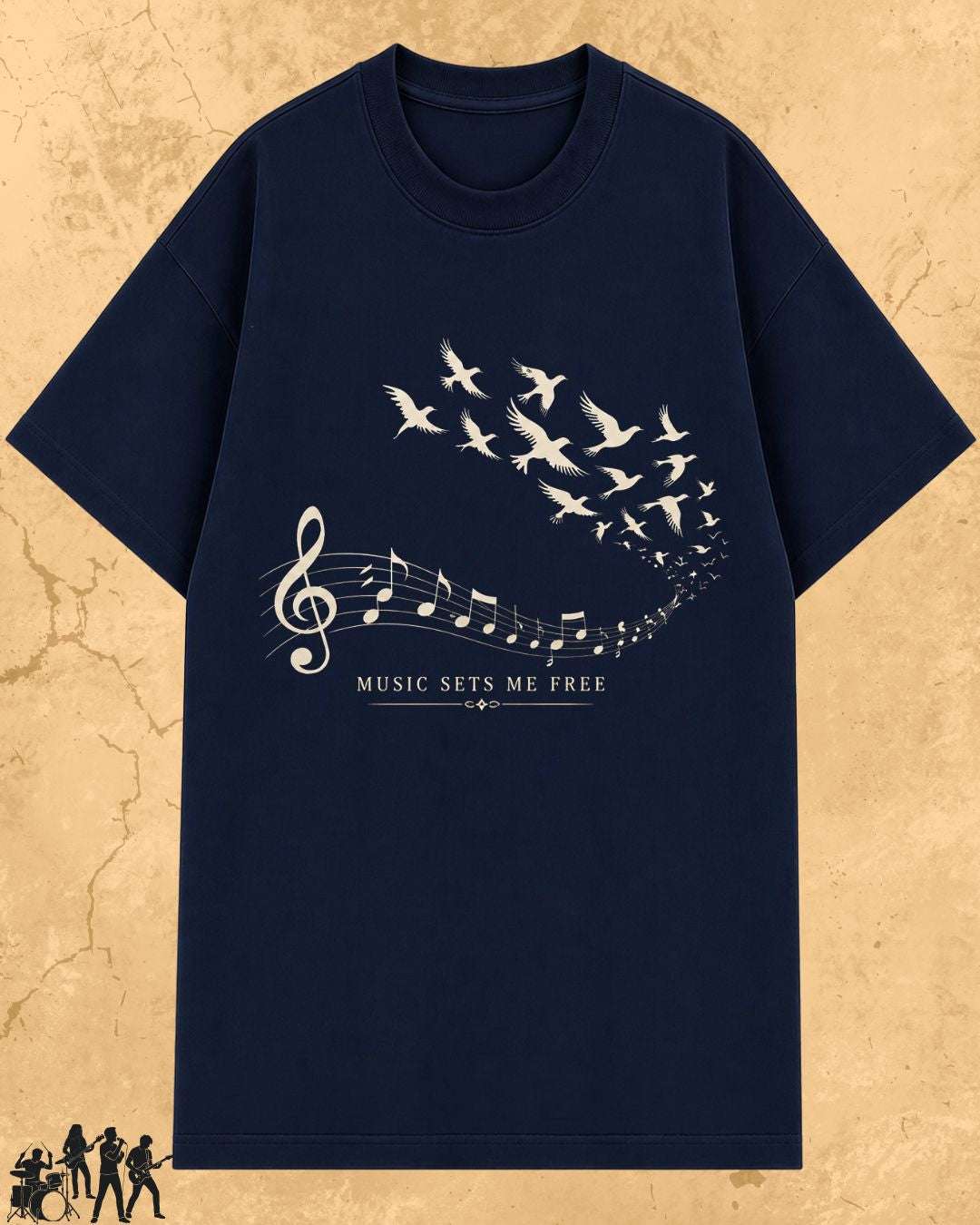 Music Freedom Cotton Tshirt Billien LLC 
