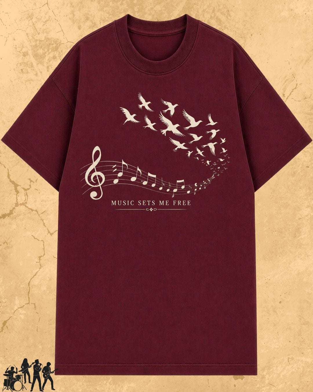 Music Freedom Cotton Tshirt Billien LLC 