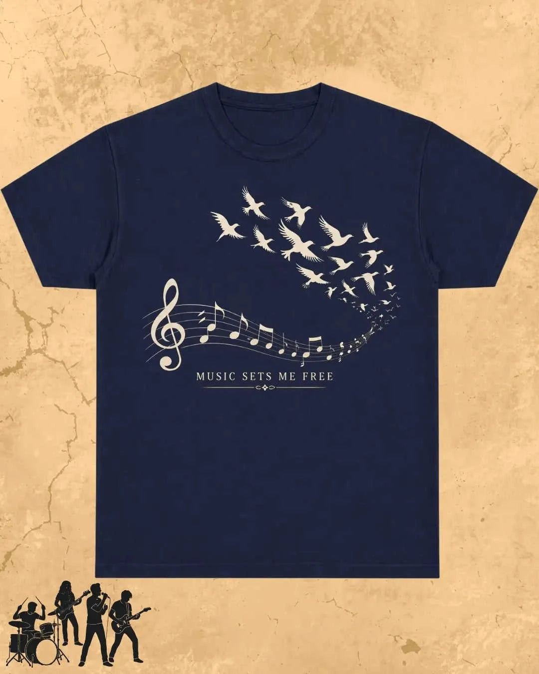 Music Freedom Cotton Tshirt Swiftsoul