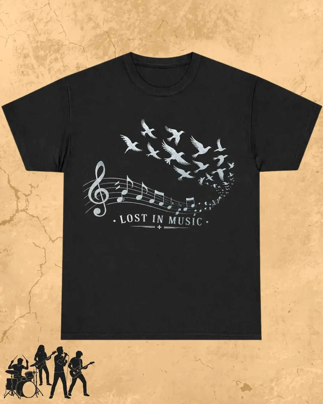 Music Freedom Cotton Tshirt Swiftsoul