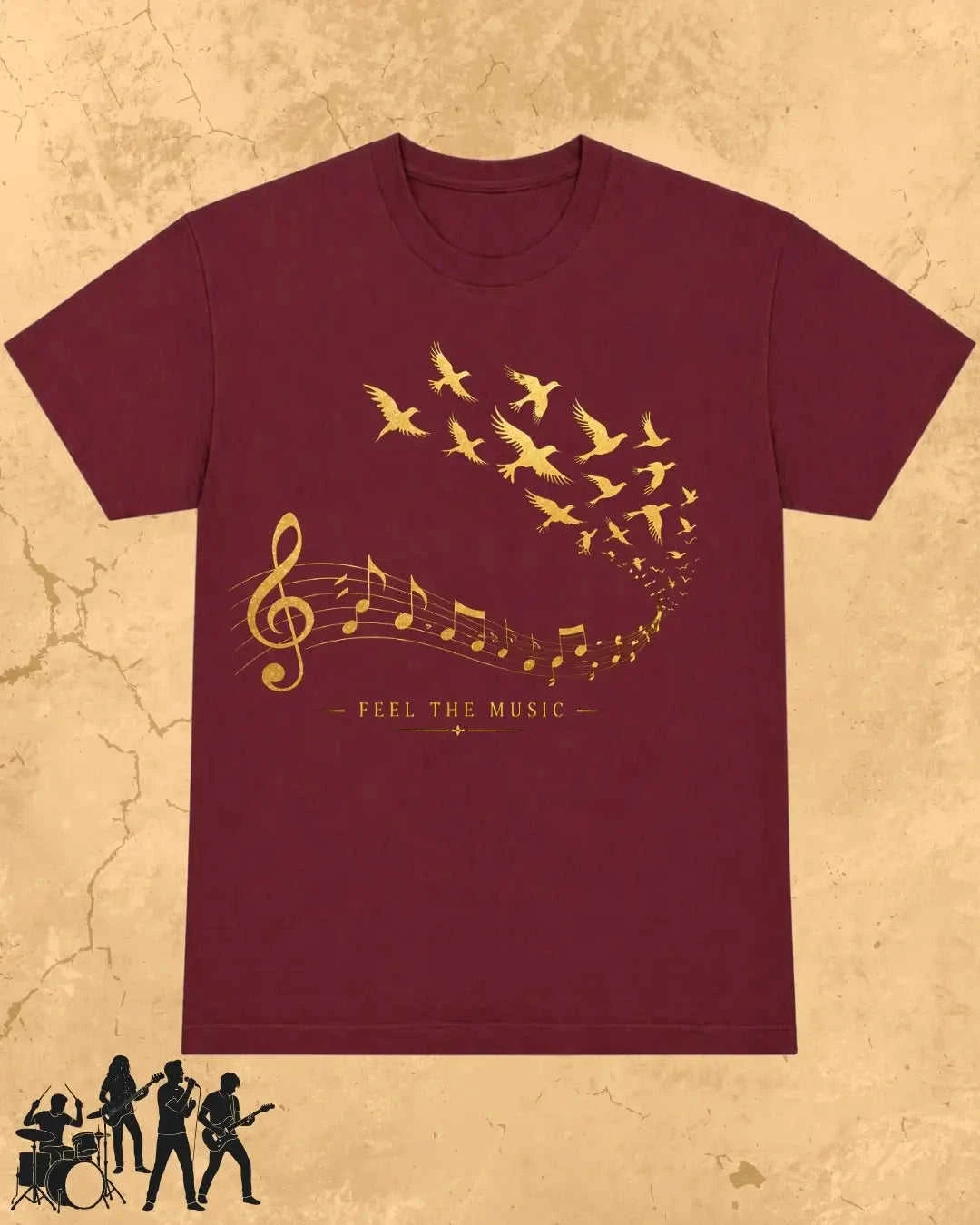 Music Freedom Cotton Tshirt Swiftsoul