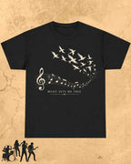Music Freedom Cotton Tshirt Swiftsoul