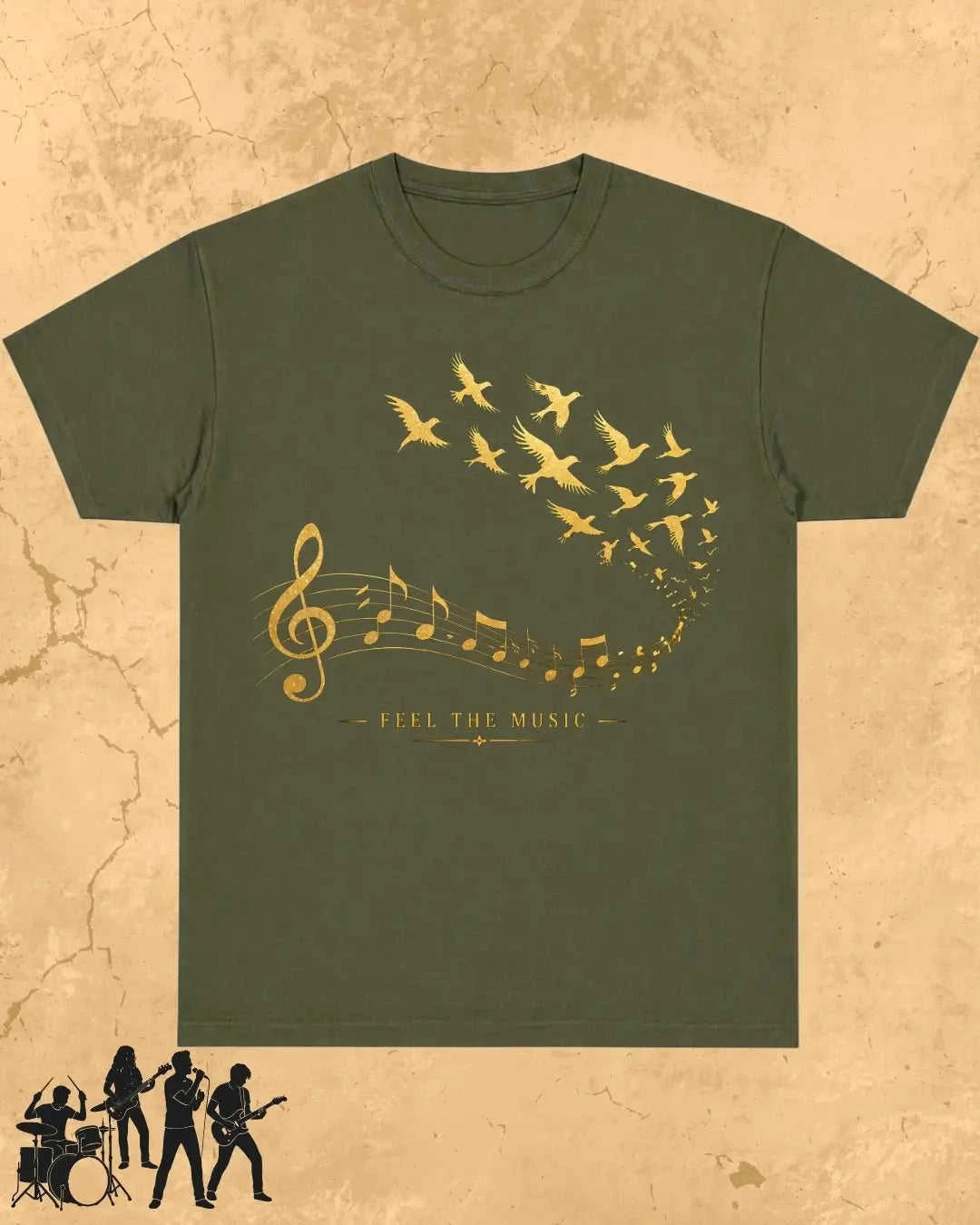 Music Freedom Cotton Tshirt Swiftsoul