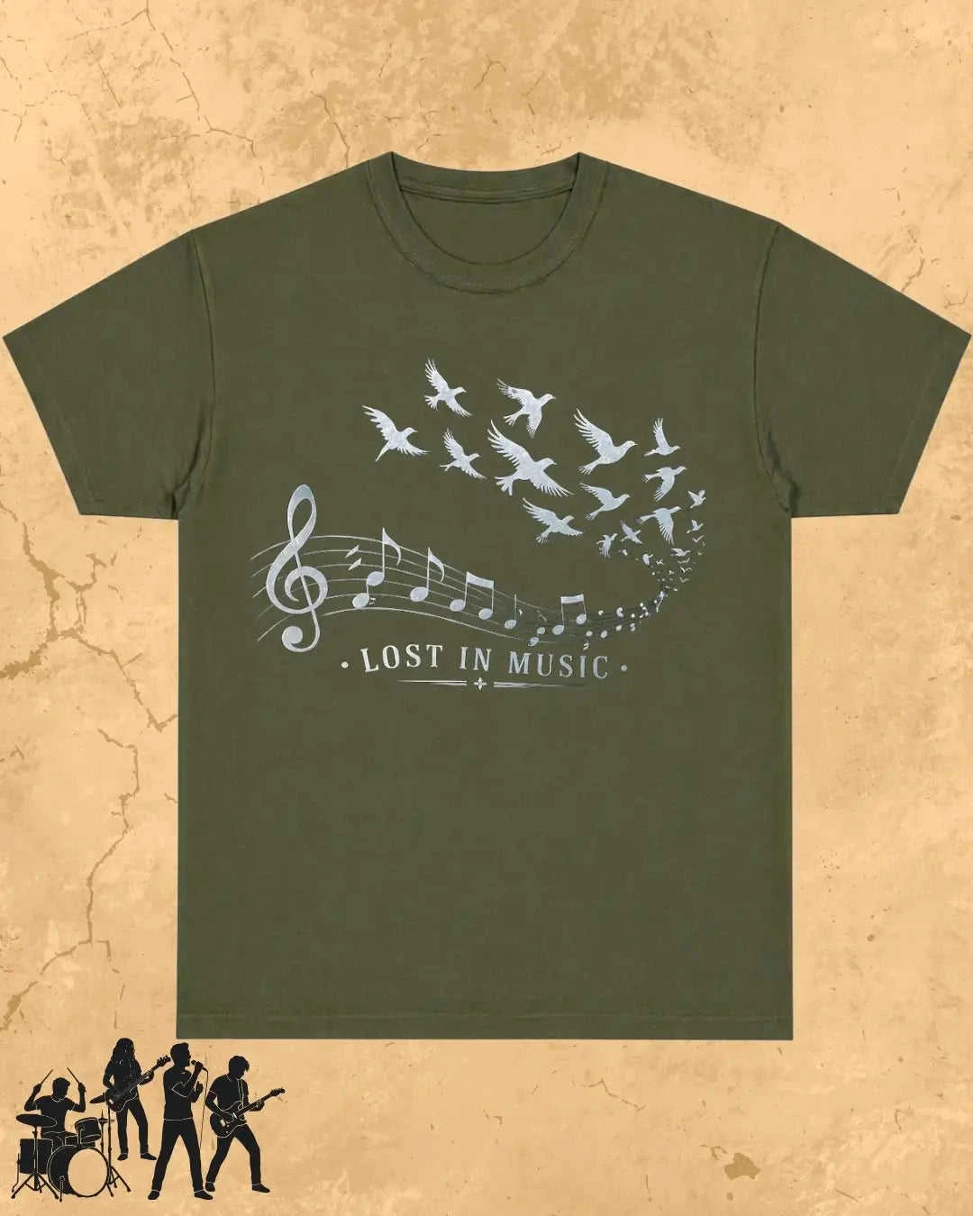 Music Freedom Cotton Tshirt Swiftsoul