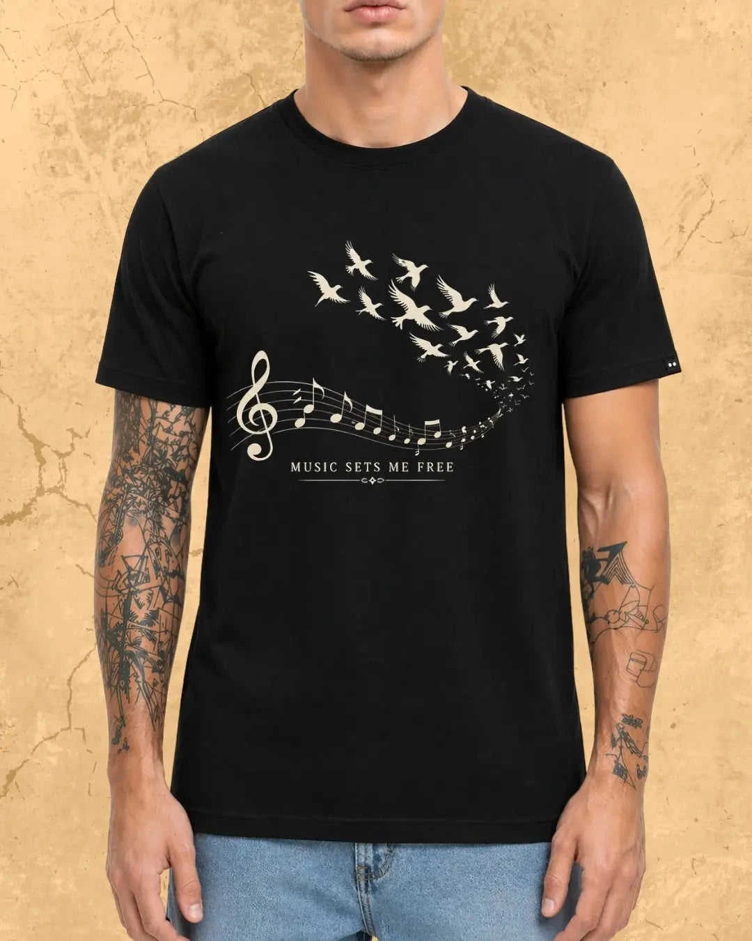 Music Freedom Cotton Tshirt Swiftsoul