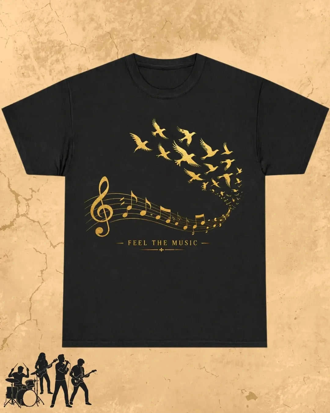 Music Freedom Cotton Tshirt Swiftsoul