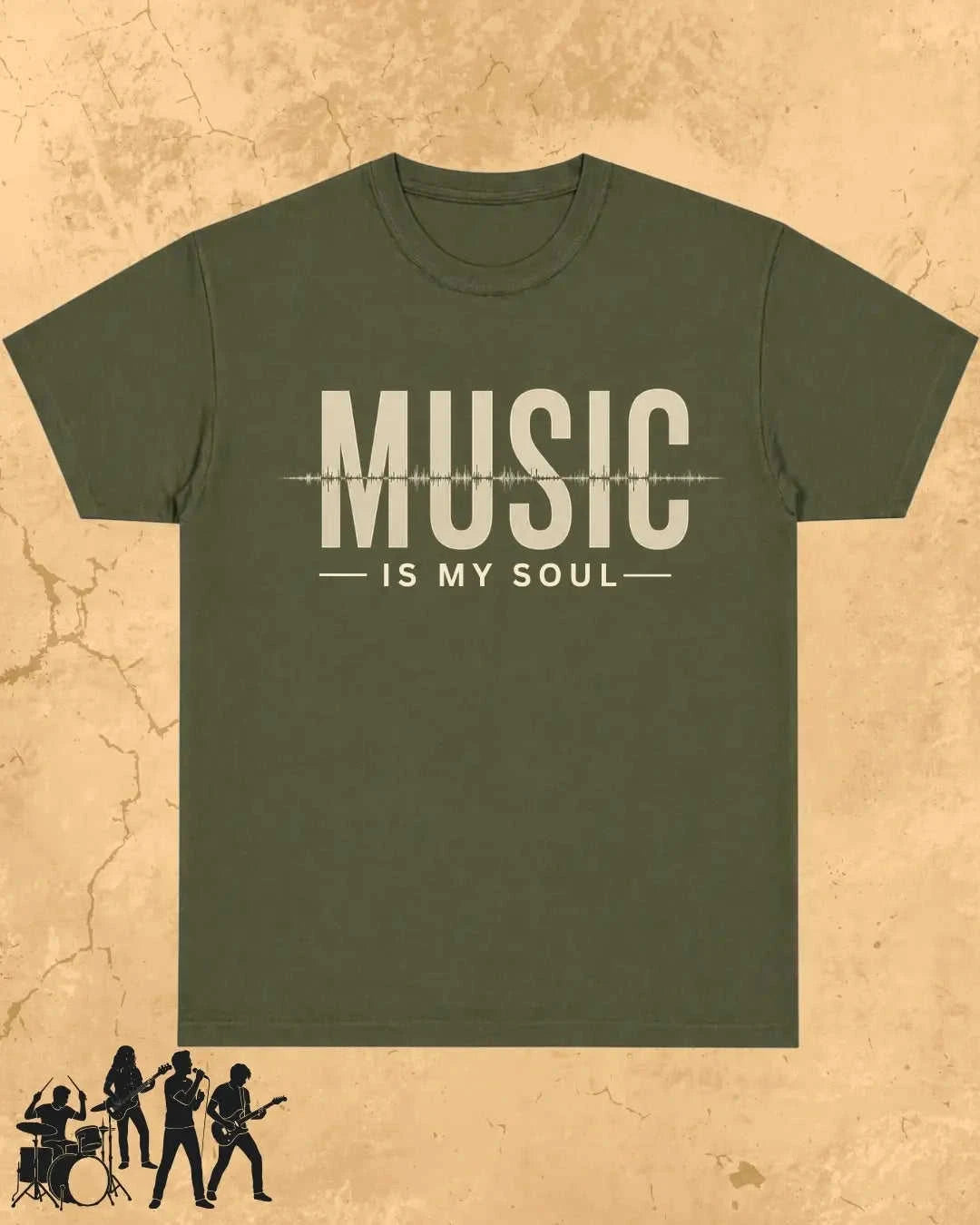 Music Is My Therapy Cotton Tshirt Swiftsoul