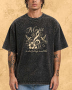 Music Is What Feelings Sound Like Cotton Tee Billien LLC 