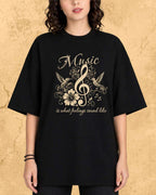 Music Is What Feelings Sound Like Cotton Tee Billien LLC 