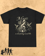 Music Is What Feelings Sound Like Cotton Tshirt Swiftsoul