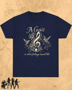 Music Is What Feelings Sound Like Cotton Tshirt Swiftsoul