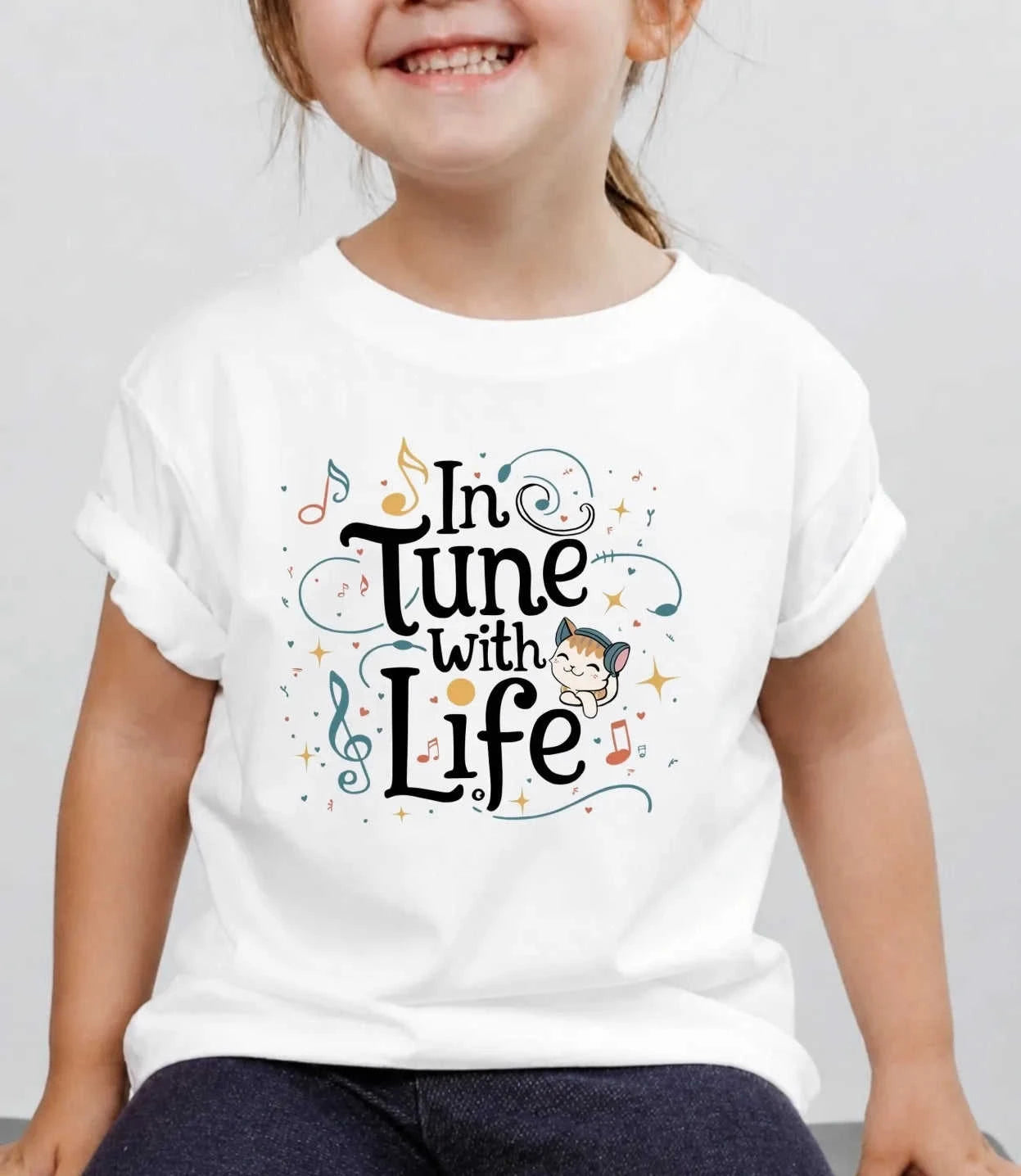 Music Kid Cotton Tee Swiftsoul