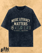 Music Literacy Matters Cotton T-Shirt Billien LLC 