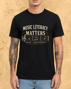 Music Literacy Matters Cotton T-Shirt Billien LLC 