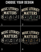 Music Literacy Matters Cotton T-Shirt Billien LLC 