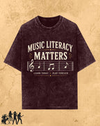 Music Literacy Matters Cotton T-Shirt Billien LLC 