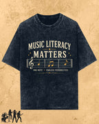 Music Literacy Matters Cotton T-Shirt Billien LLC 