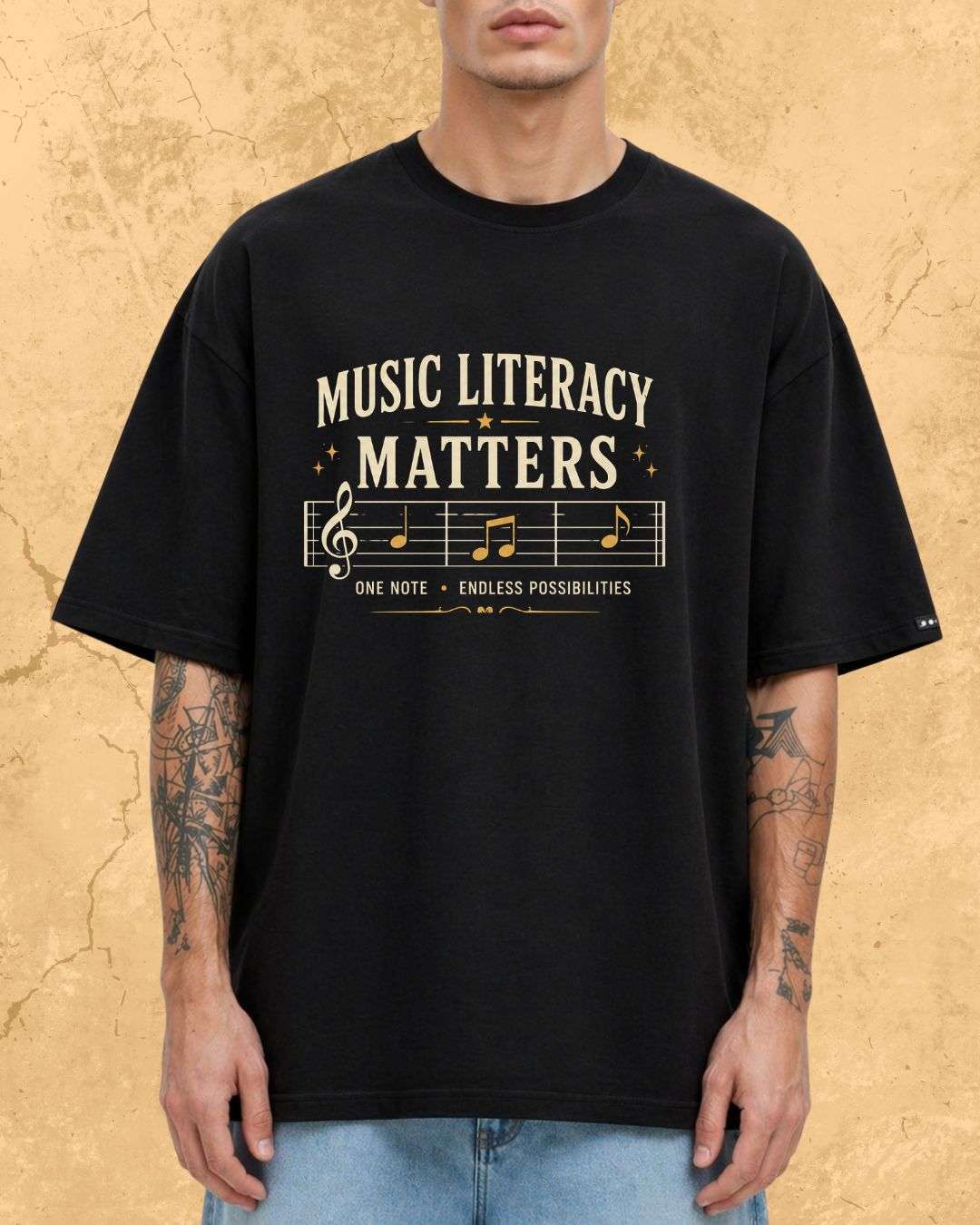Music Literacy Matters Cotton T-Shirt Billien LLC 