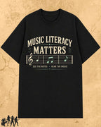 Music Literacy Matters Cotton T-Shirt Billien LLC 