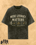 Music Literacy Matters Cotton T-Shirt Billien LLC 