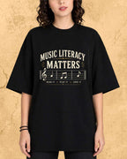 Music Literacy Matters Cotton T-Shirt Billien LLC 