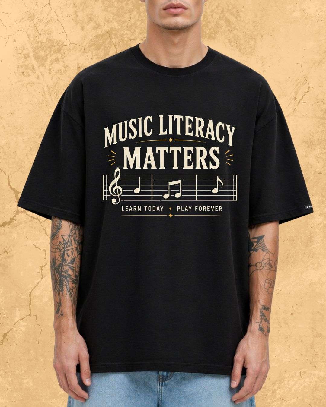 Music Literacy Matters Cotton T-Shirt Billien LLC 