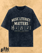Music Literacy Matters Cotton T-Shirt Billien LLC 