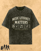 Music Literacy Matters Cotton T-Shirt Billien LLC 
