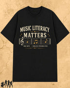 Music Literacy Matters Cotton T-Shirt Billien LLC 